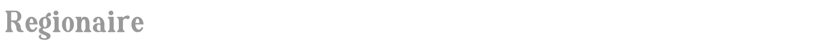 Regionaire font preview