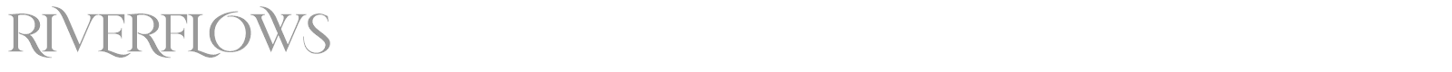 Riverflows font preview