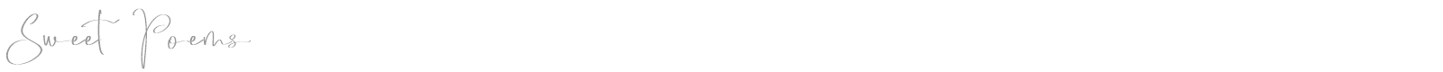 Sweet Poems font preview