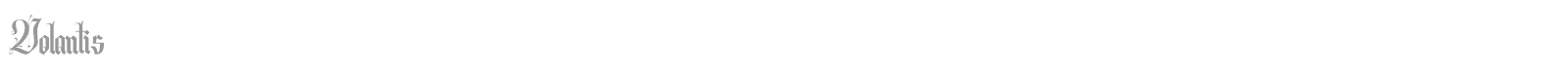 Volantis font preview