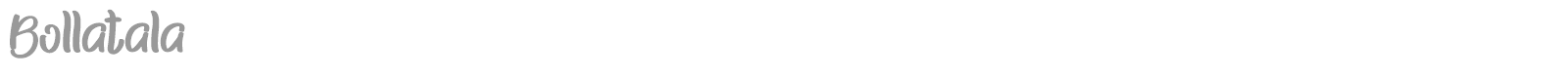 Bollatala font preview