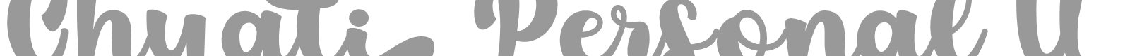 Chyali font preview