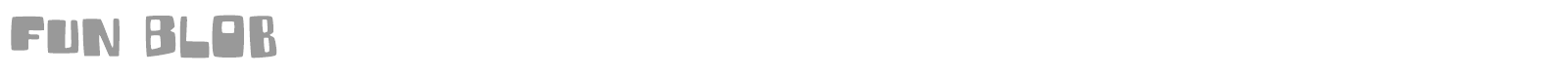 Fun Blob font preview