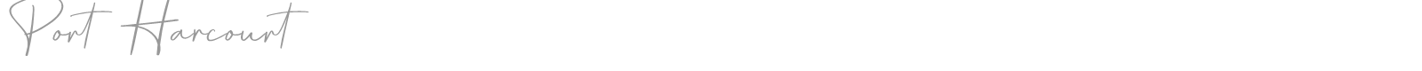 Port Harcourt font preview