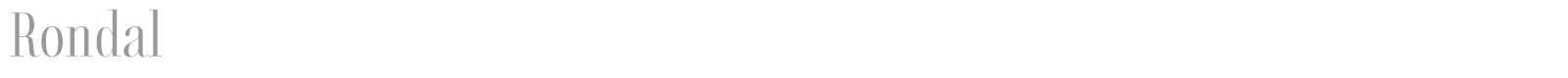 Rondal font preview