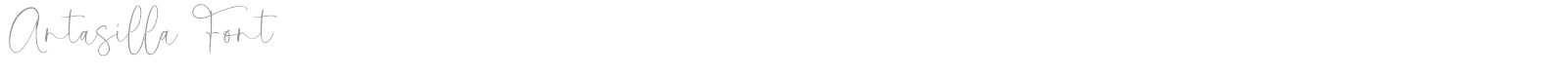 Antasilla font preview