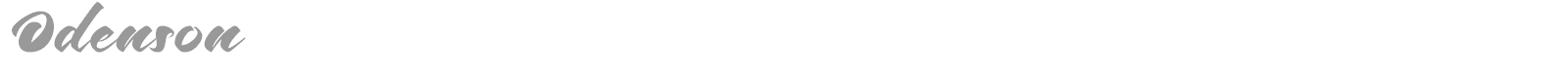 Odenson font preview