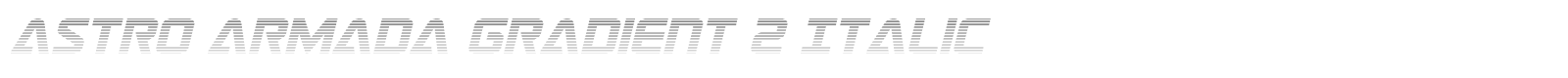 Astro Armada font preview