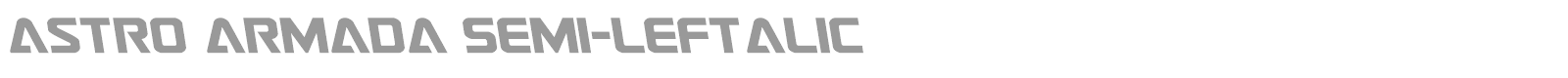 Astro Armada font preview