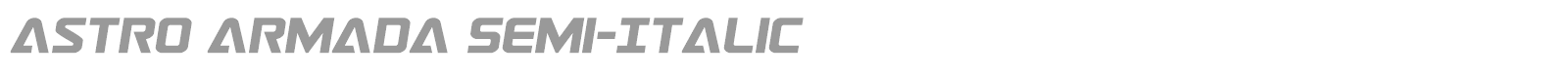 Astro Armada font preview