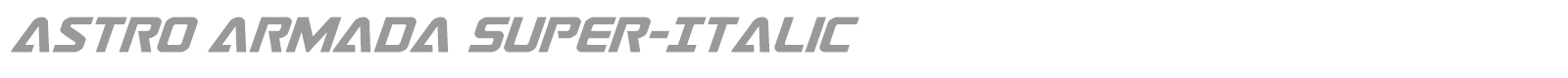 Astro Armada font preview