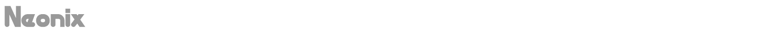 Neonix font preview