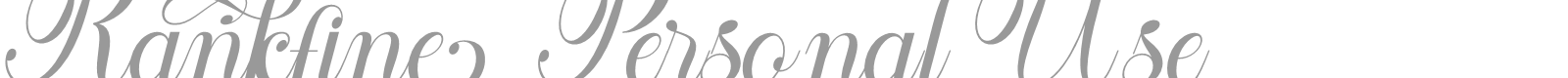 Rankfine font preview