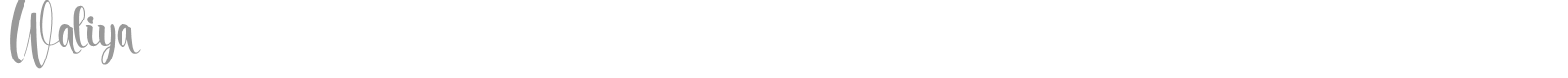 Waliya font preview