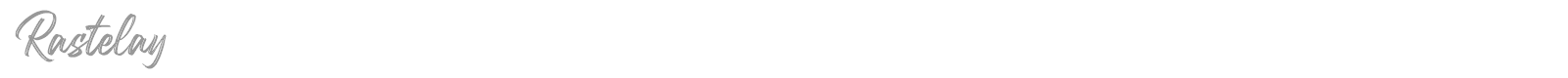 Rastelay font preview