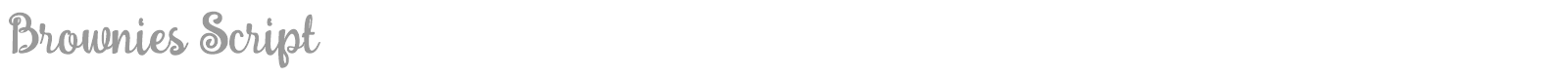 Brownies Script font preview