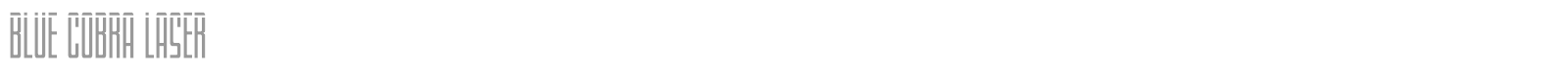 Blue Cobra font preview