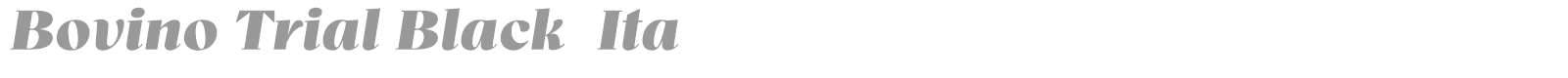 Bovino font preview