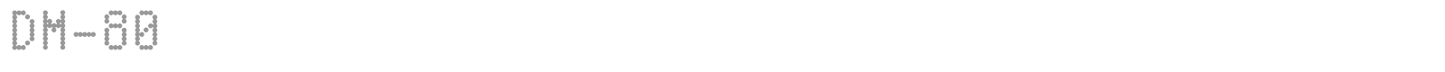 DM-80 font preview