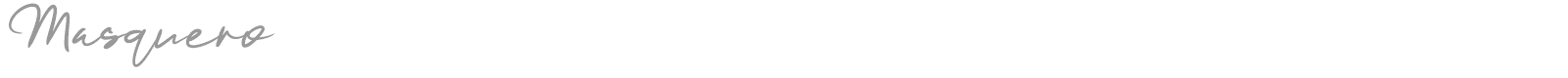 Masquero font preview