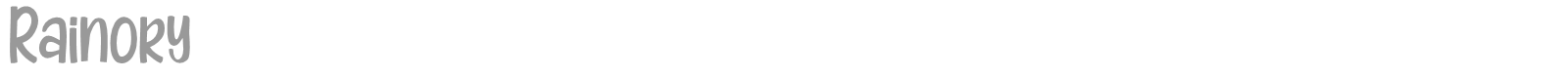 Rainory font preview