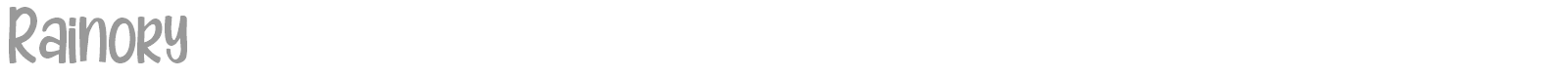 Rainory font preview