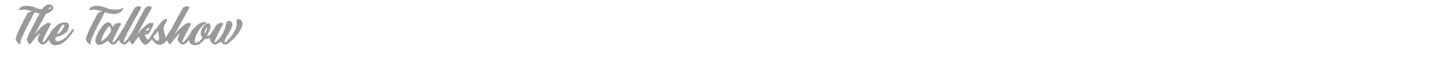The Talkshow font preview