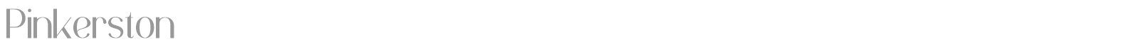 Pinkerston font preview