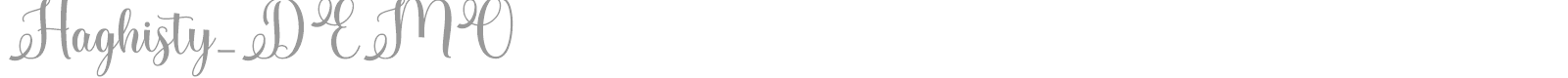 Haghisty font preview