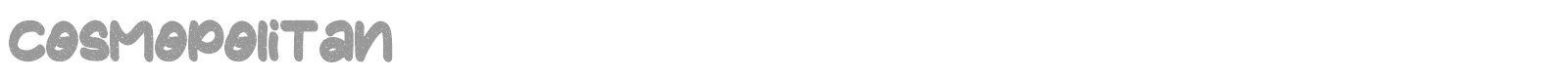Cosmopolitan font preview