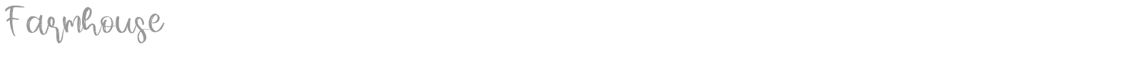 Farmhouse font preview