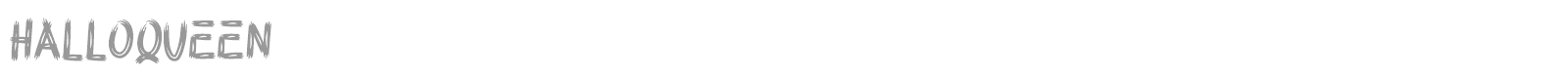 Halloqueen font preview