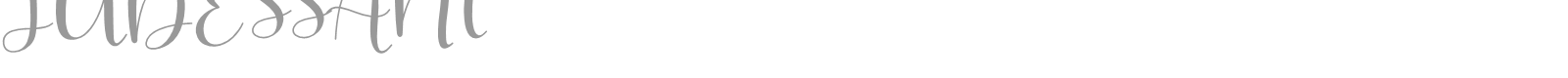 Judessant font preview