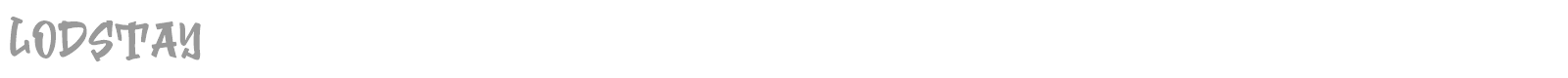 Lodstay font preview