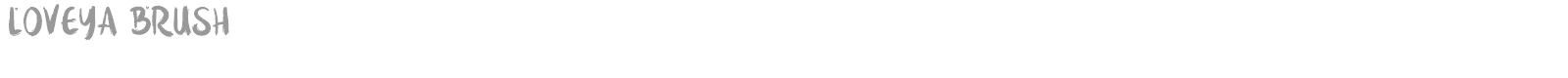 Loveya Script font preview