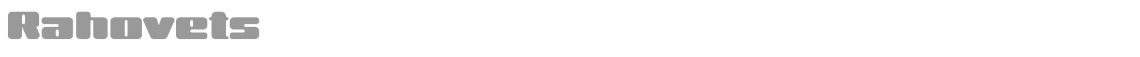 Rahovets font preview