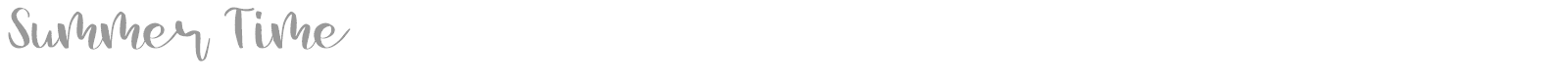 Summer Time font preview