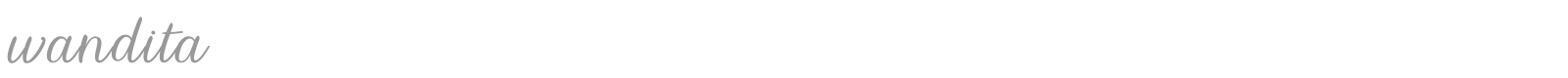 Wandita font preview