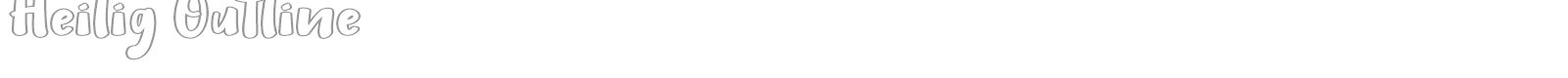 Heilig font preview
