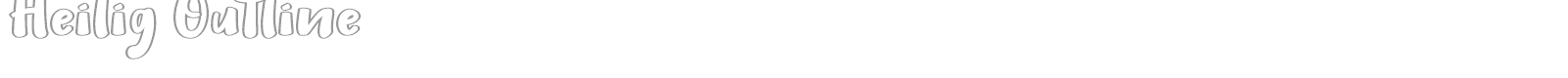 Heilig font preview