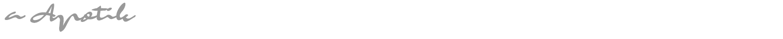 a Apotik font preview