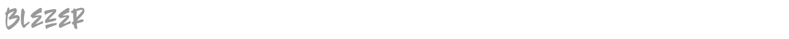 Blezer font preview