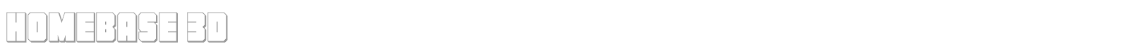Homebase font preview