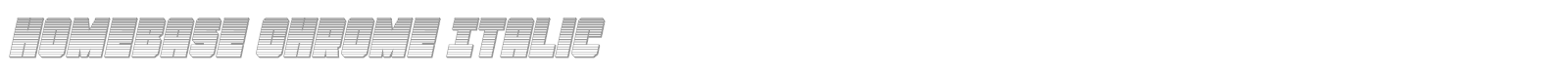 Homebase font preview