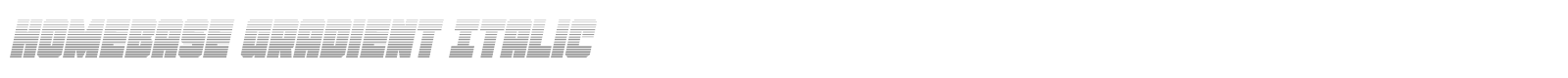 Homebase font preview