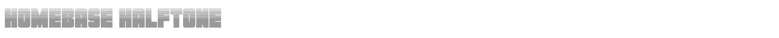 Homebase font preview