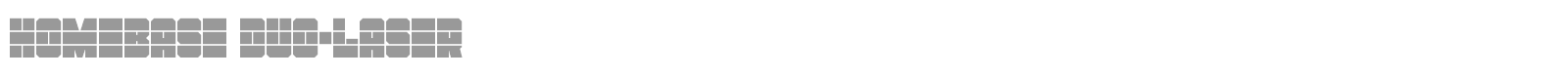 Homebase font preview