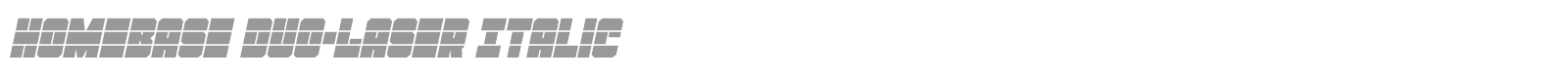 Homebase font preview