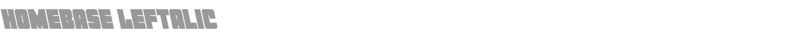 Homebase font preview