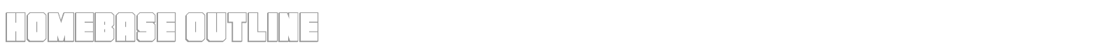 Homebase font preview